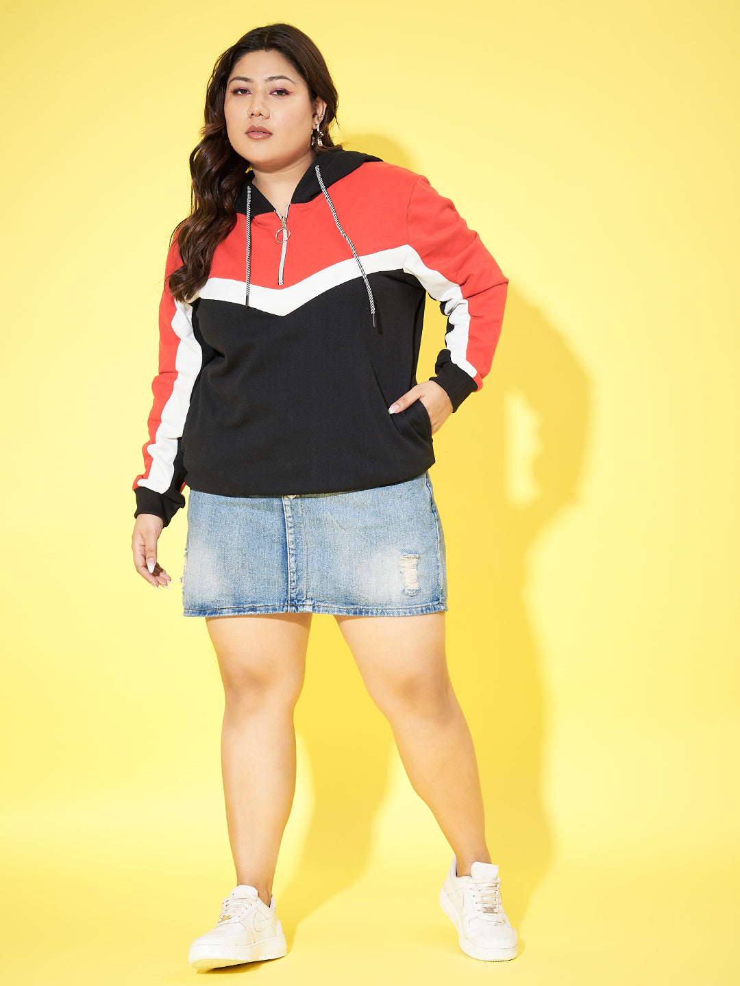 Austivo Women Solid Sweatshirt