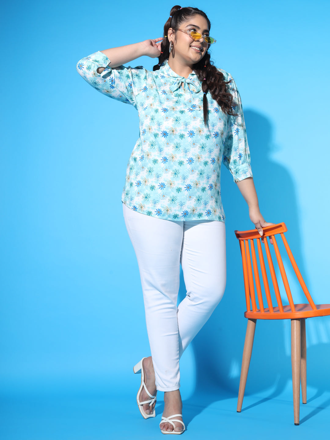 Austivo Casual Graphic Print Women Top