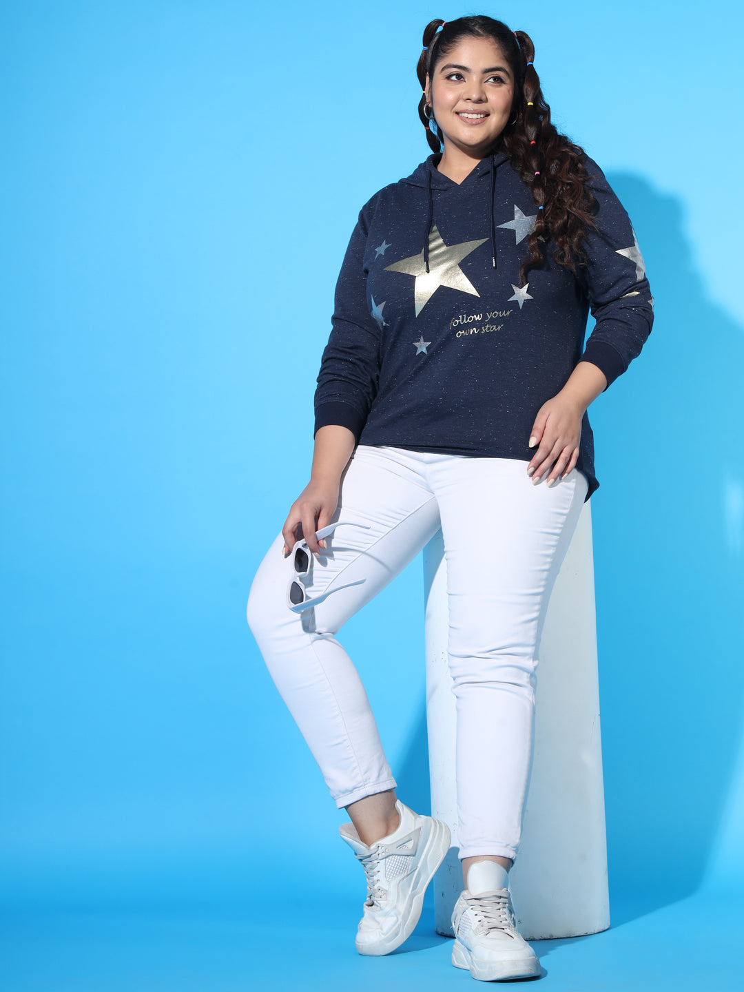 Austivo Women Solid Sweatshirt