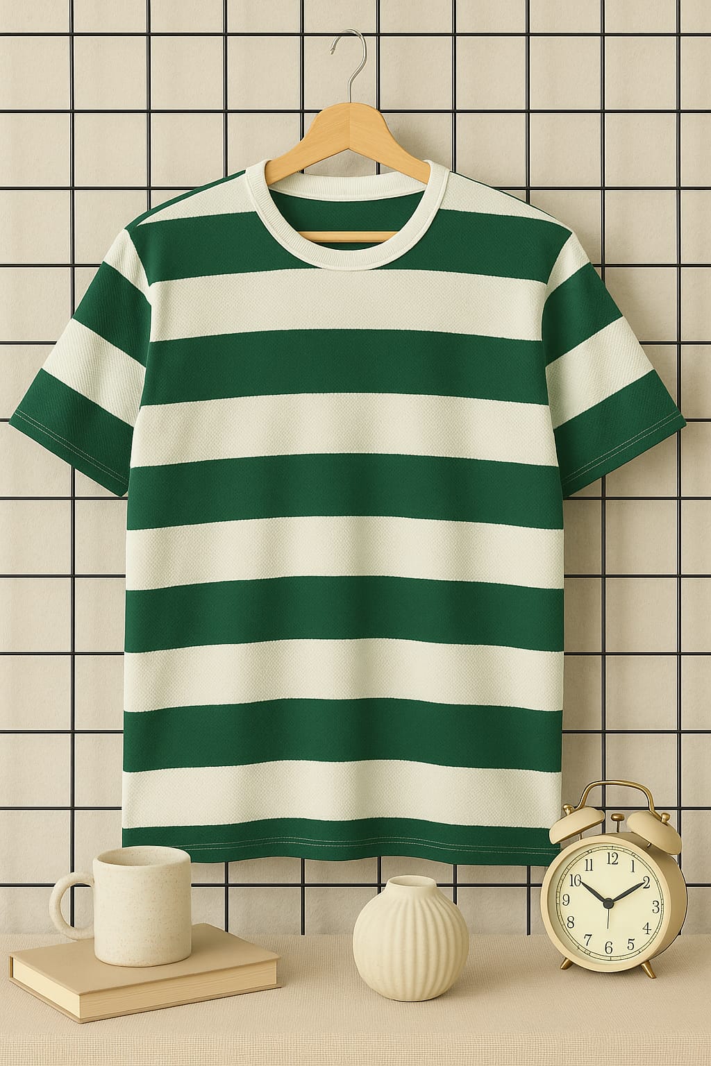 Austivo Men Round Neck Multicolor T-Shirt