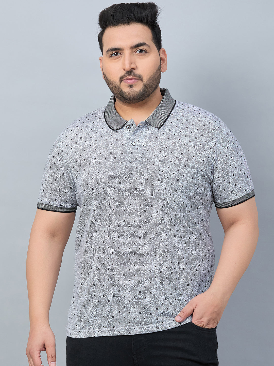 Austivo Men's Polo Neck T-shirt