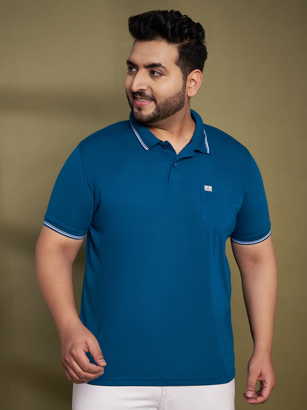 Austivo Men's Polo Neck T-shirt