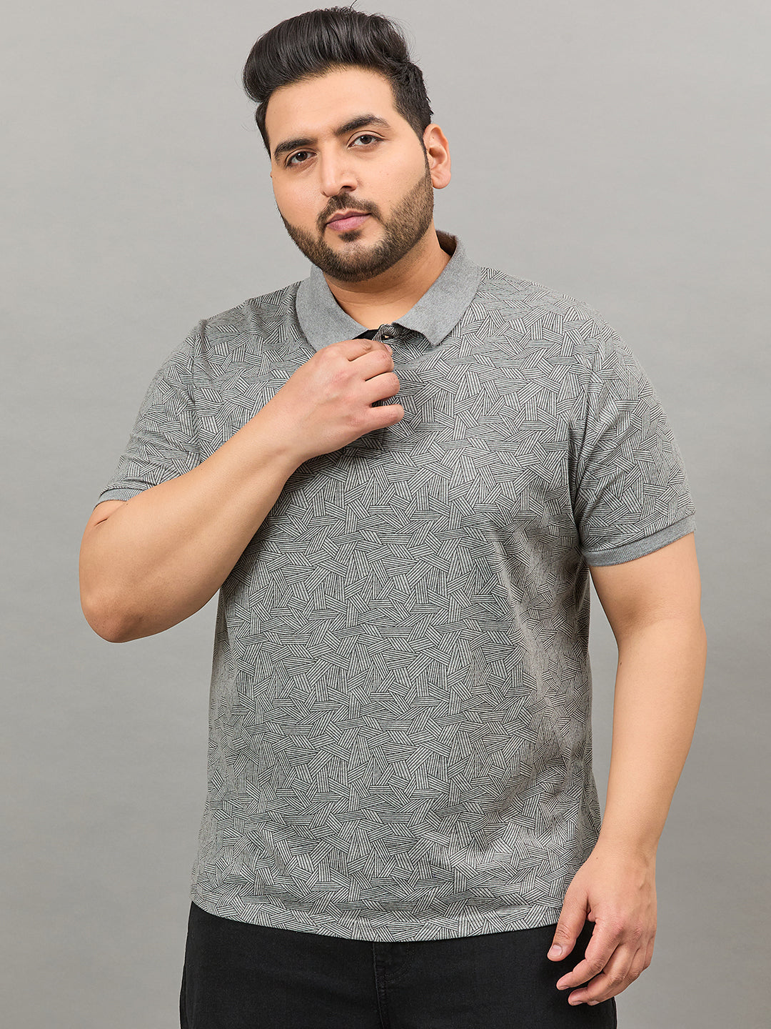 Austivo Men's Polo Neck T-shirt
