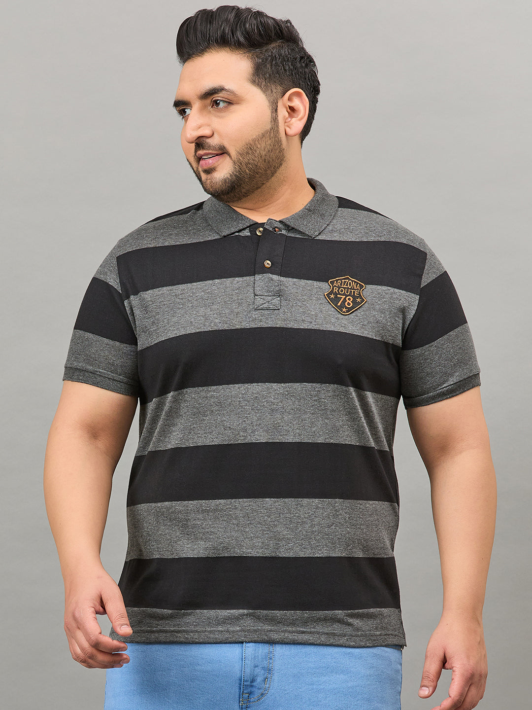 Austivo Men's Polo Neck T-shirt