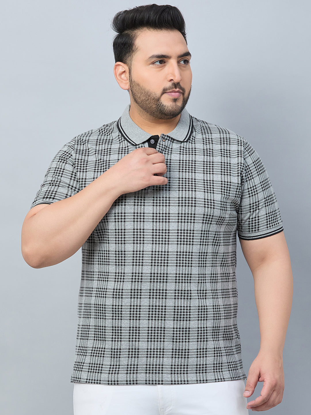 Austivo Men's Polo Neck T-shirt