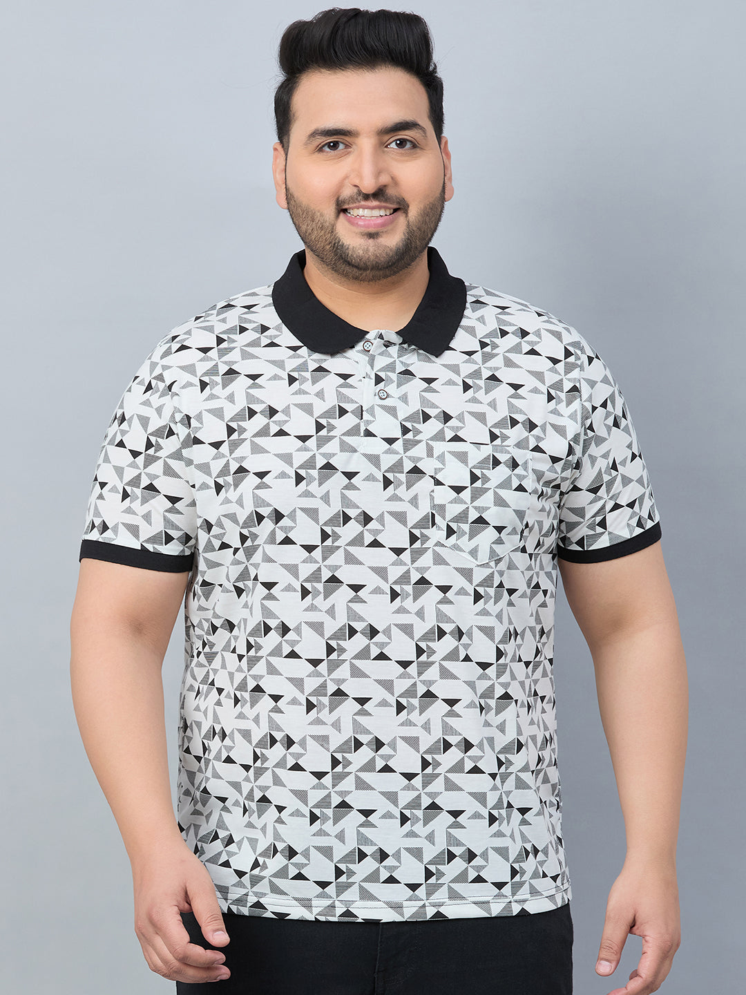 Austivo Men's Polo Neck T-shirt