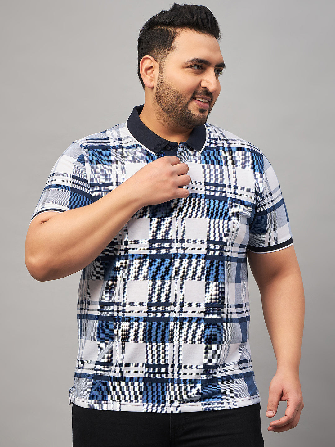 Austivo Men's Polo Neck T-shirt