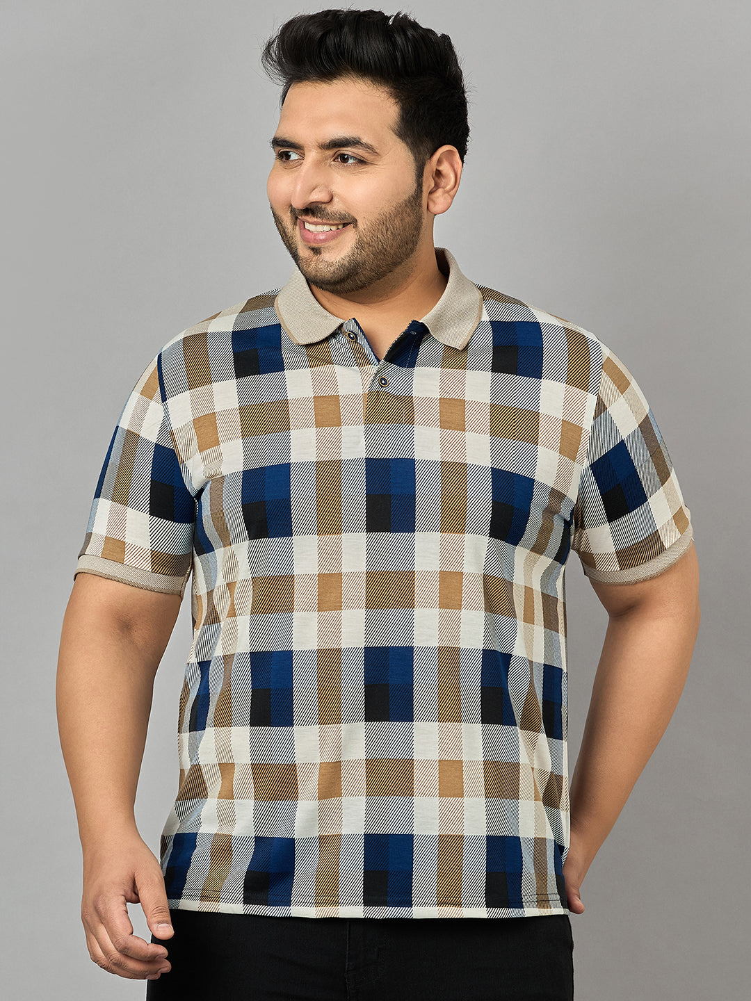 Austivo Men's Polo Neck T-shirt