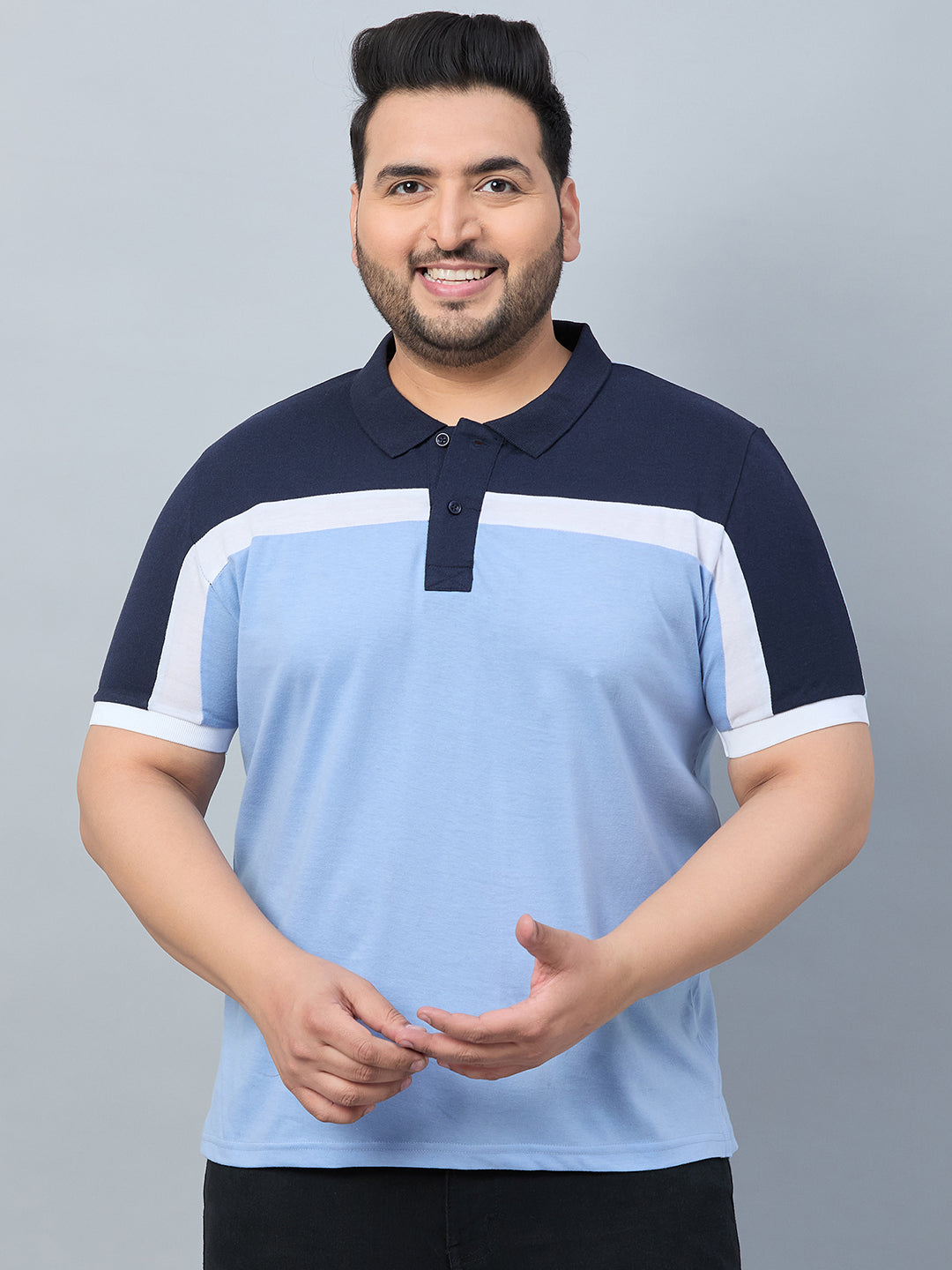 Austivo Men's Polo Neck T-shirt