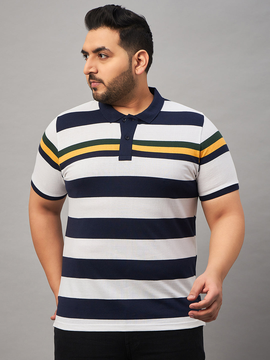 Austivo Men's Polo Neck T-shirt