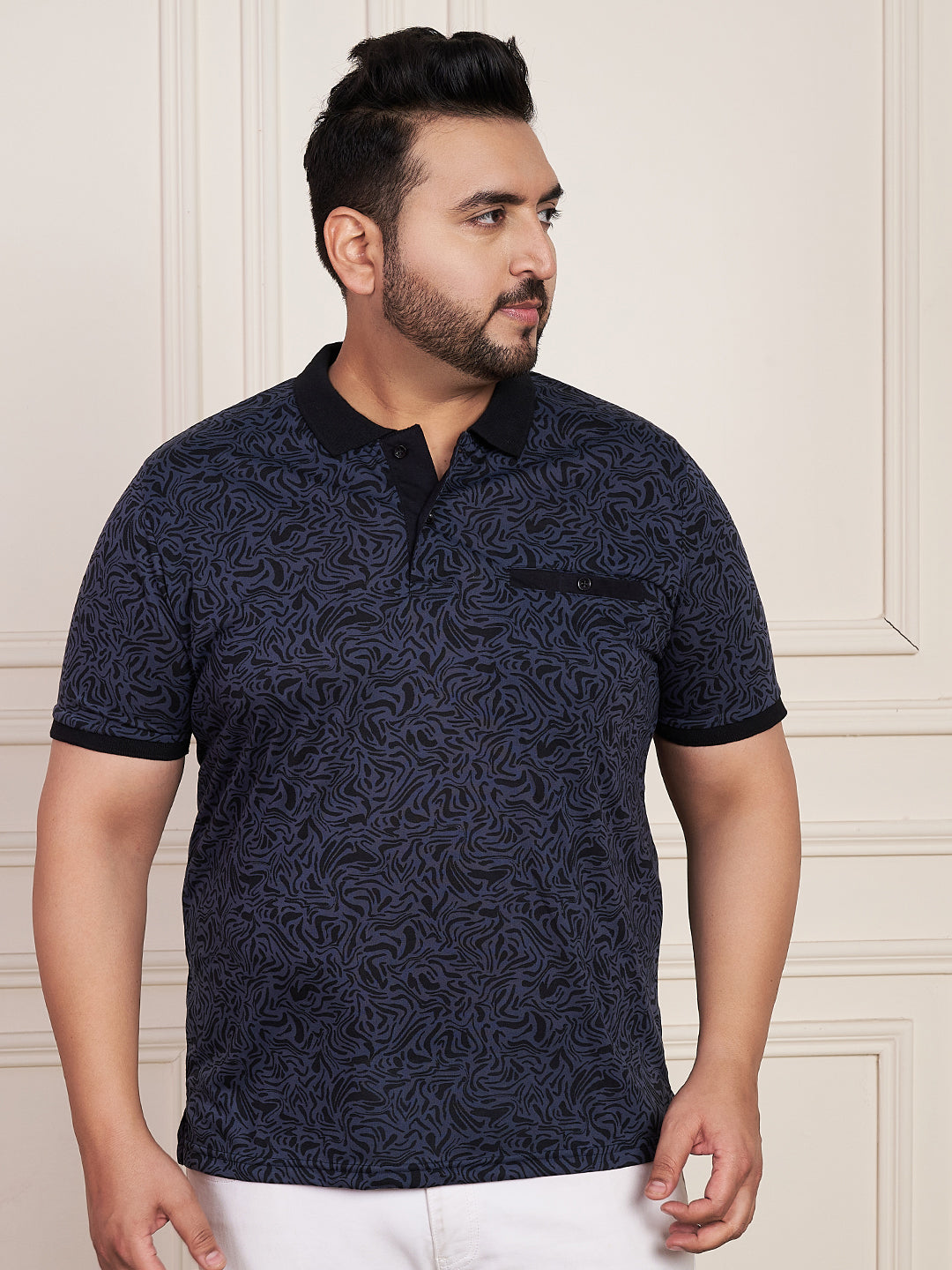 Austivo Men's Polo Neck T-shirt