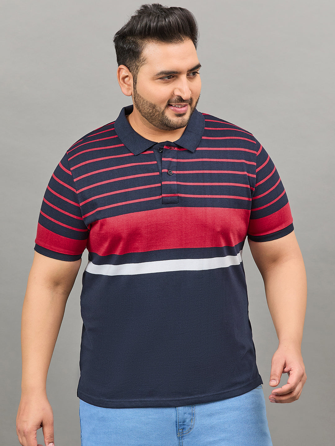 Austivo Men's Polo Neck T-shirt