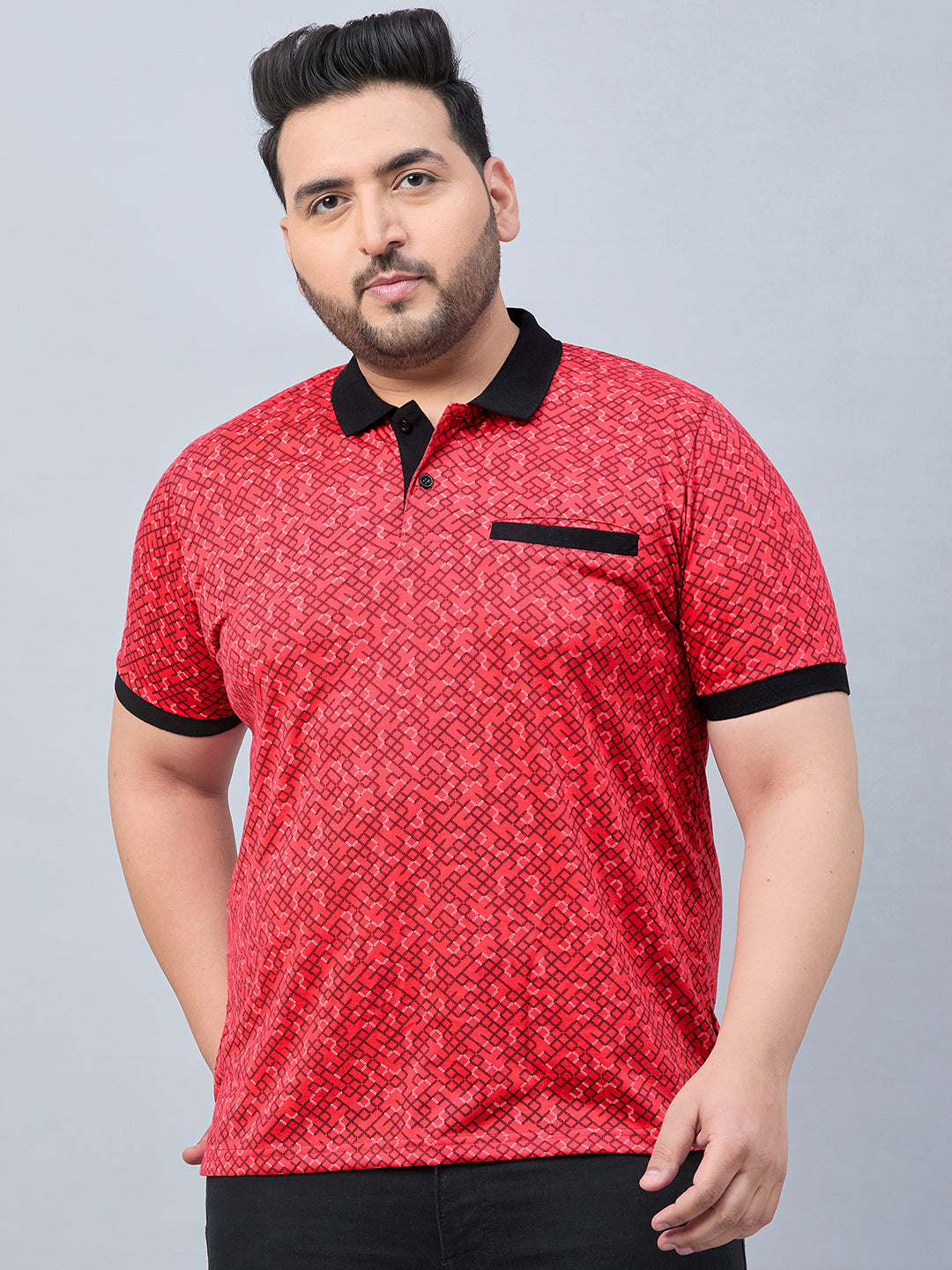 Austivo Men's Polo Neck T-shirt