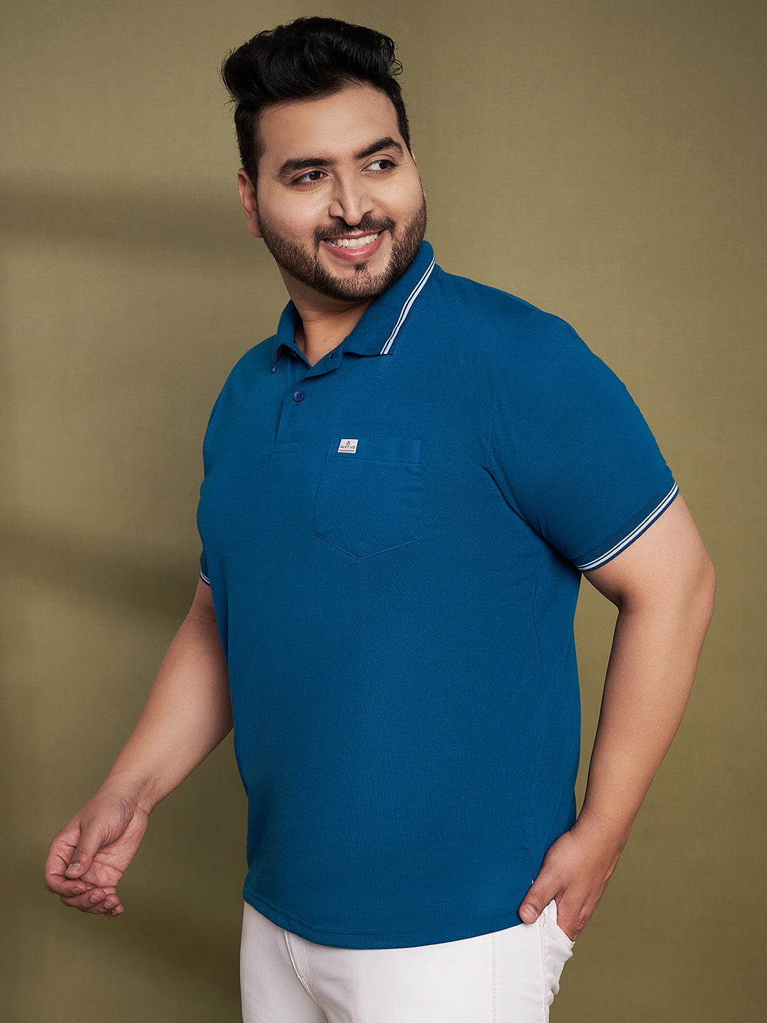 Austivo Men's Polo Neck T-shirt