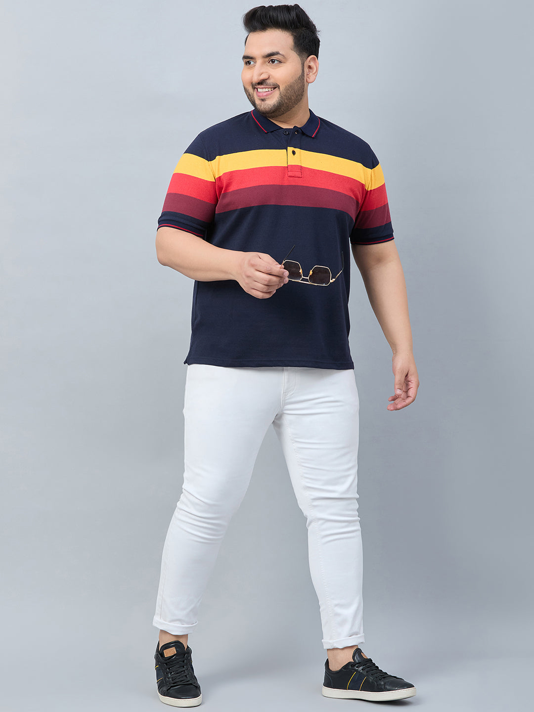 Austivo Men's Polo Neck T-shirt