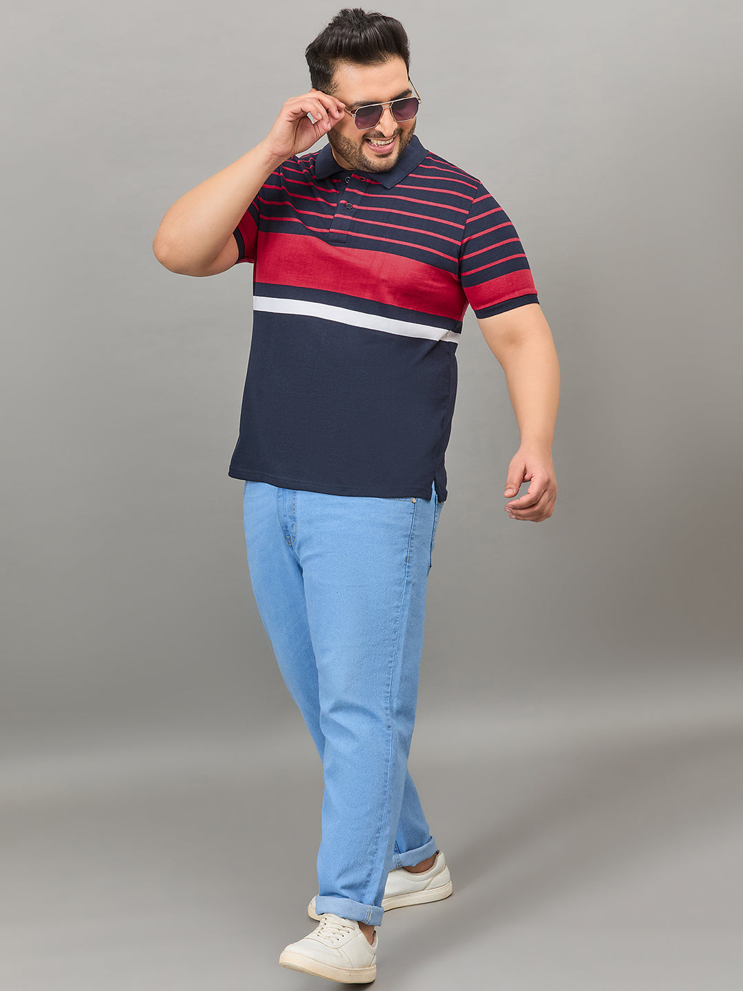 Austivo Men's Polo Neck T-shirt