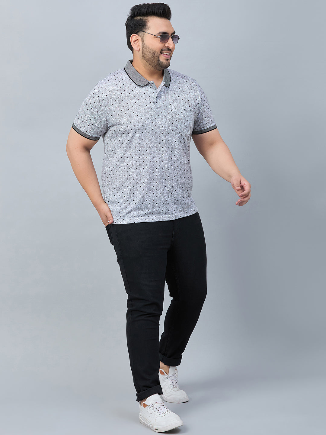 Austivo Men's Polo Neck T-shirt