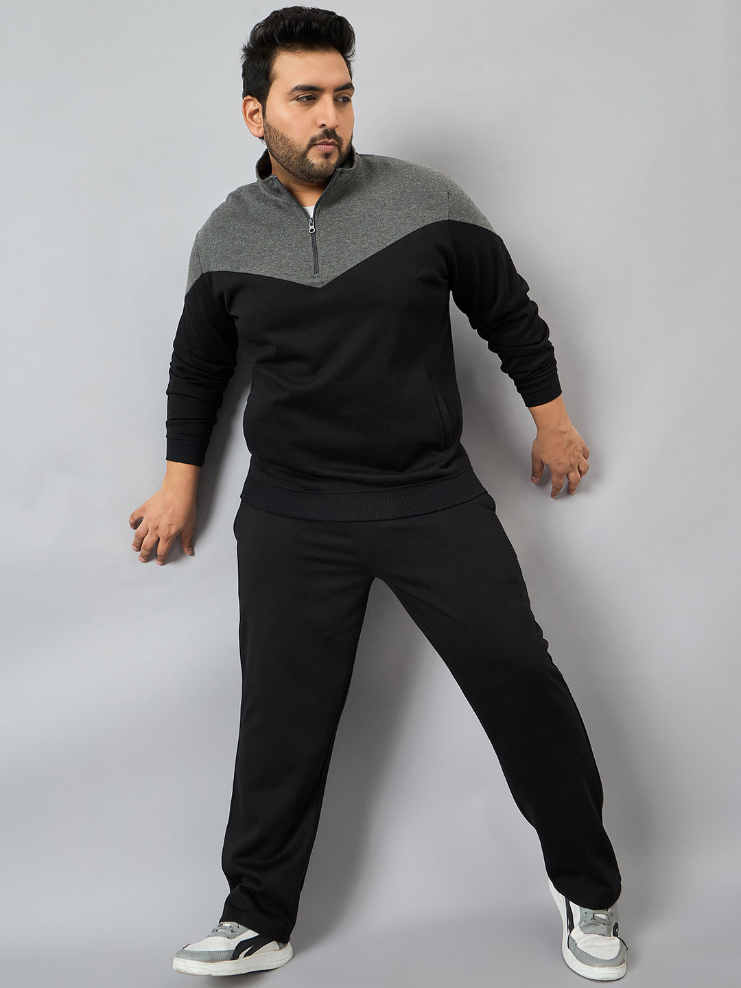 Austivo Plus Size Men's Co-ord Set