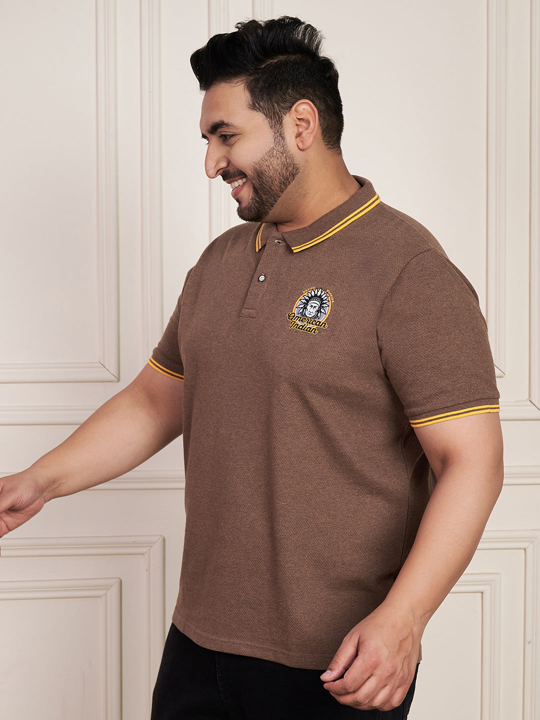 Austivo Men's Polo Neck T-shirt