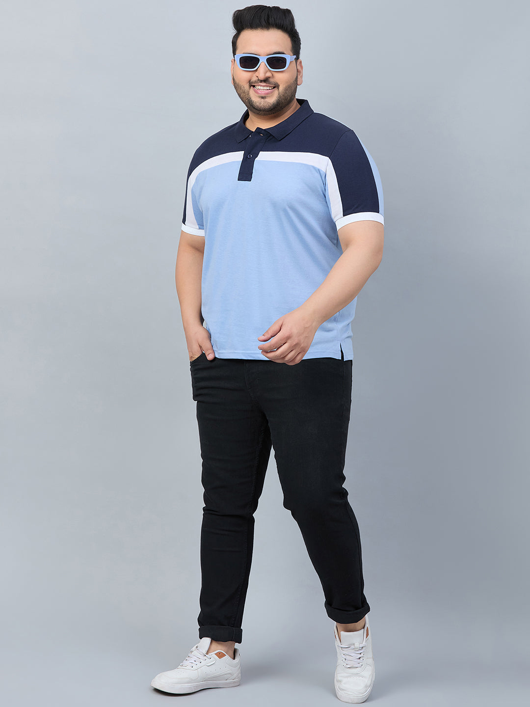 Austivo Men's Polo Neck T-shirt