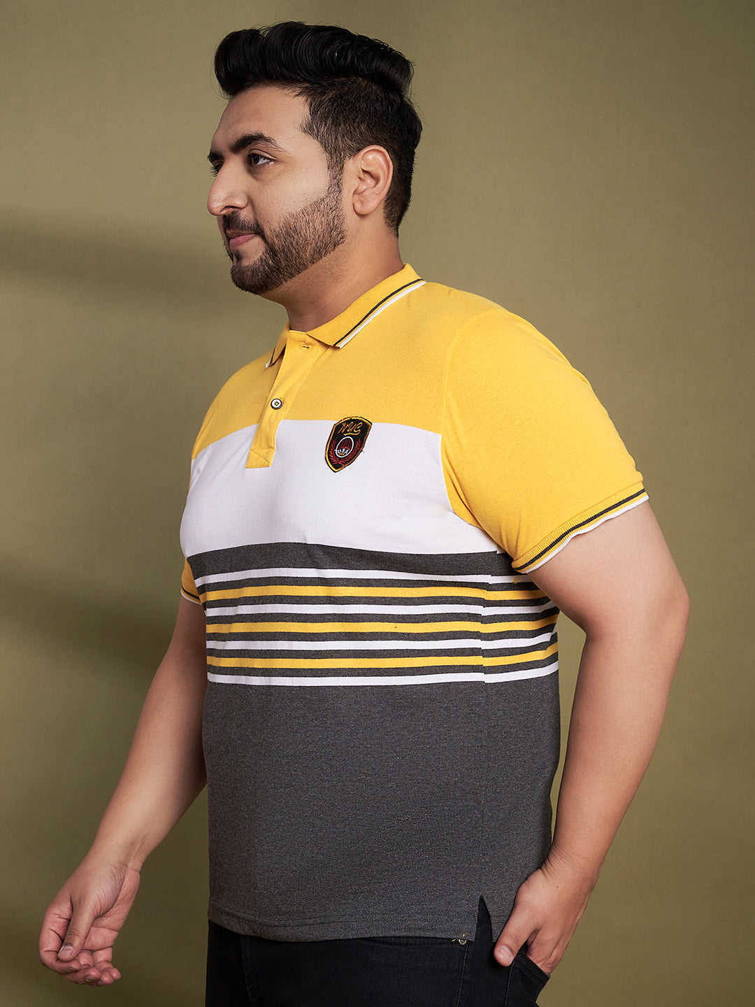 Austivo Men's Polo Neck T-shirt