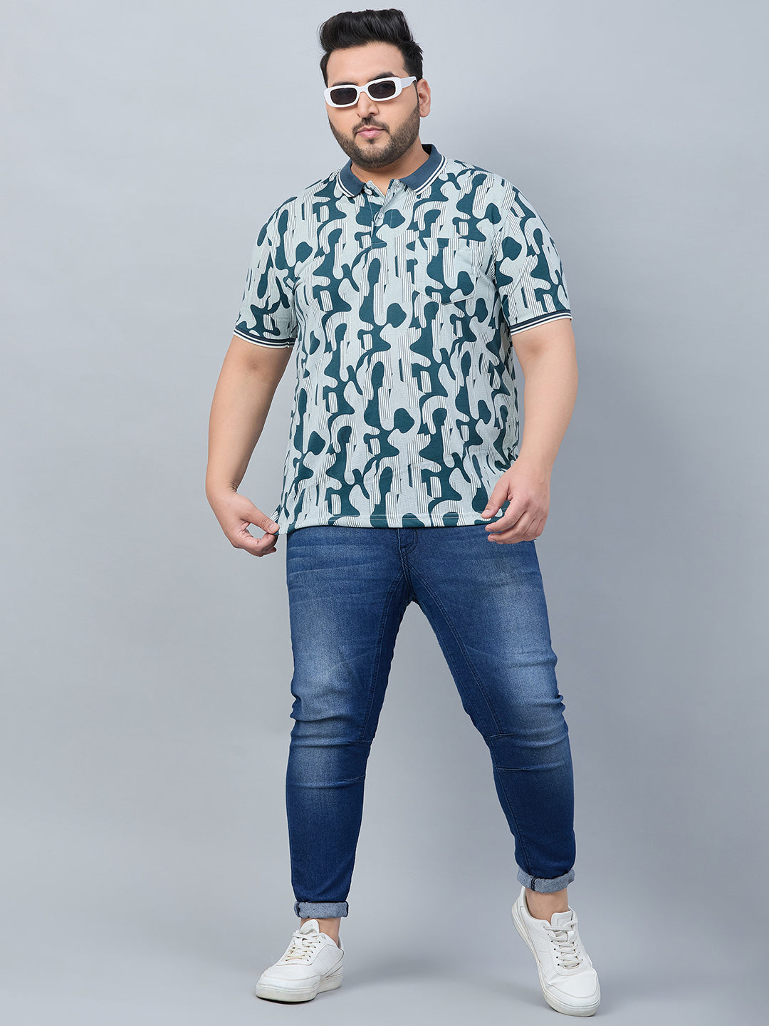 Austivo Men's Polo Neck T-shirt