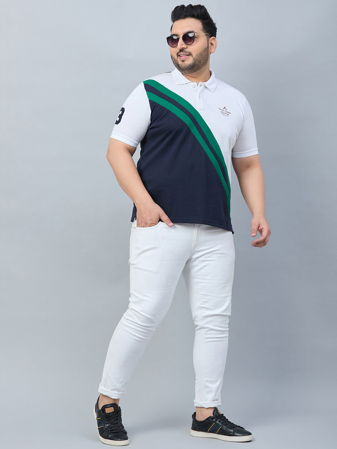 Austivo Men's Polo Neck T-shirt