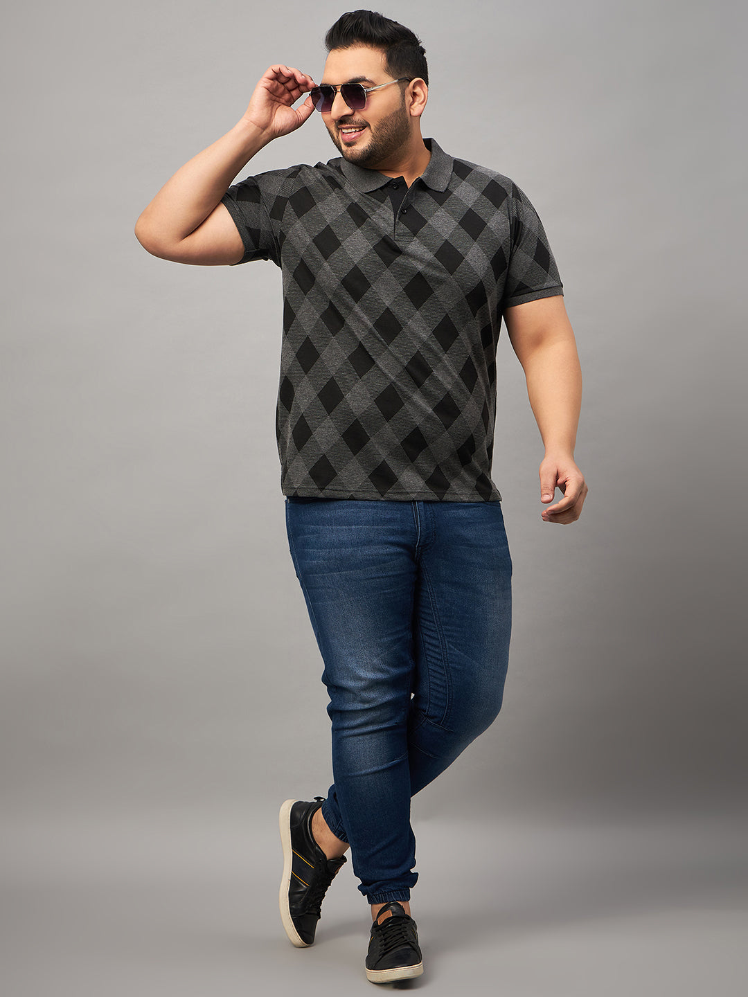 Austivo Men's Polo Neck T-shirt