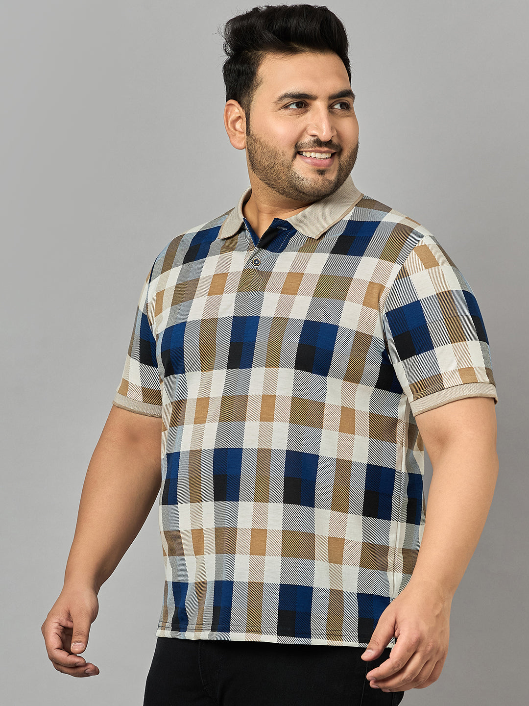 Austivo Men's Polo Neck T-shirt
