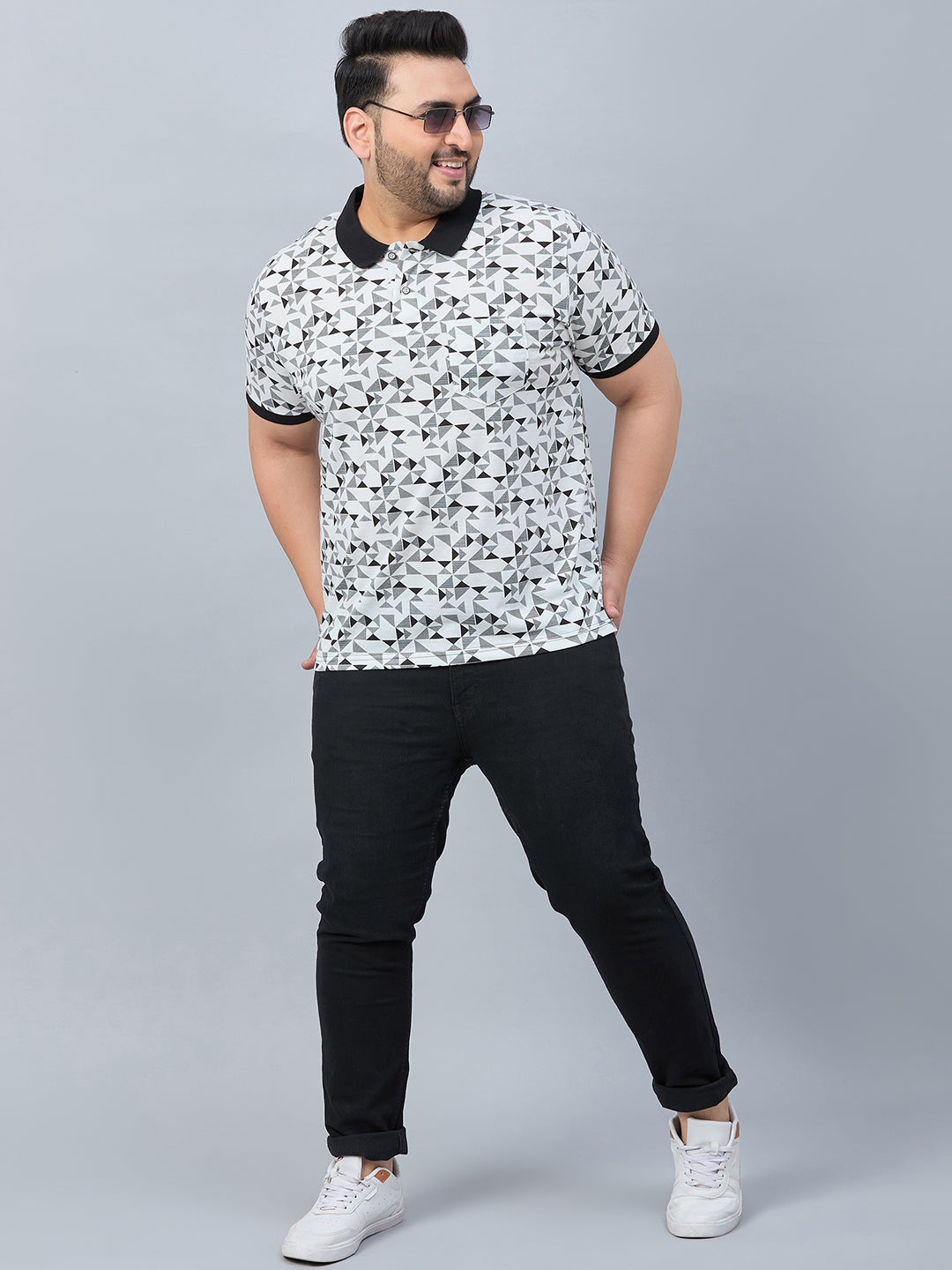 Austivo Men's Polo Neck T-shirt