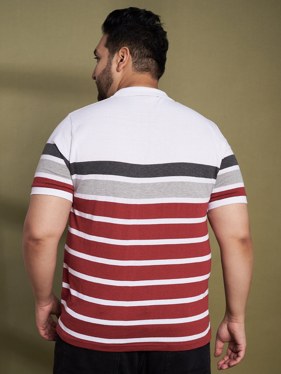 Austivo Men's Polo Neck T-shirt