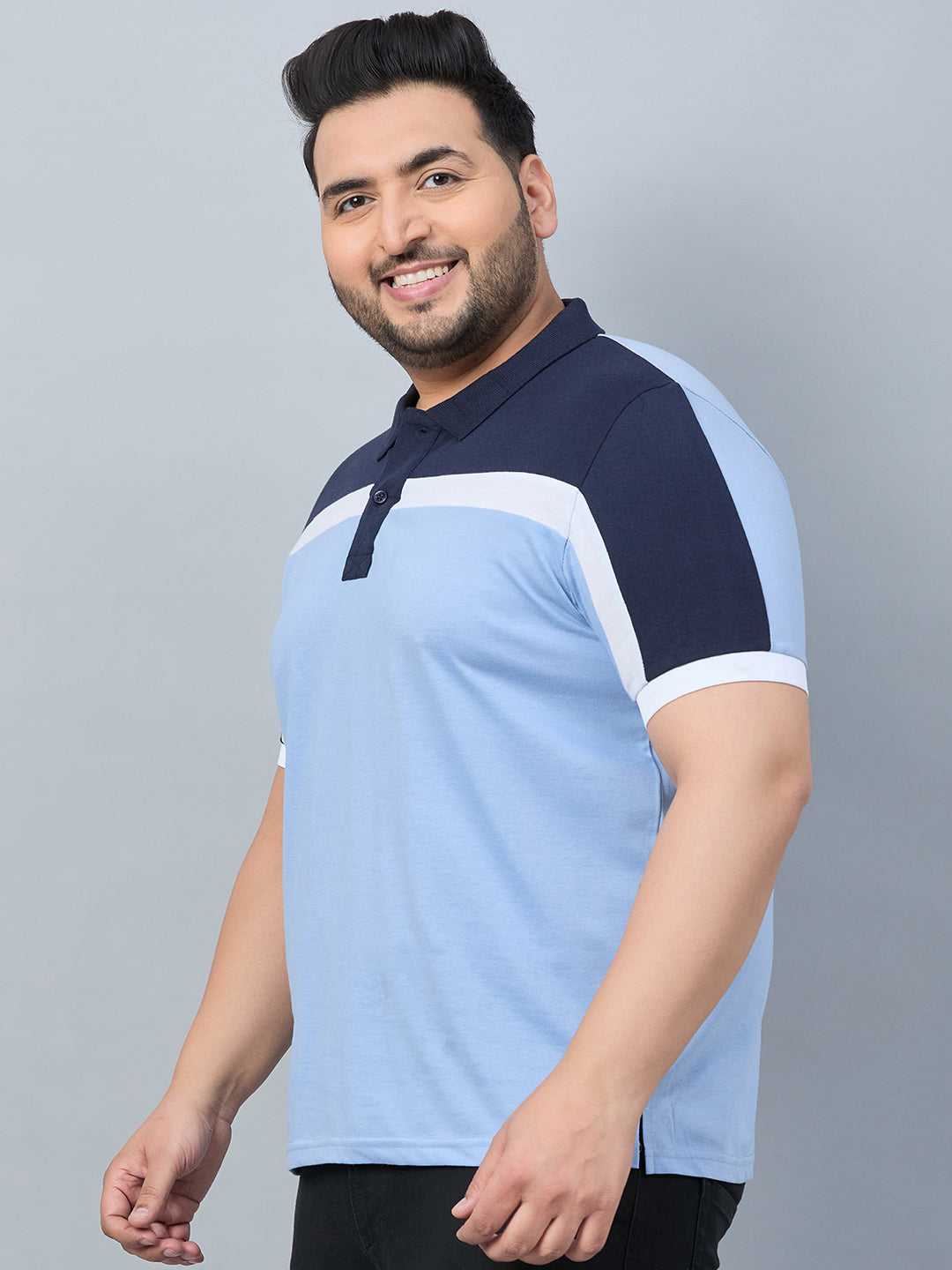Austivo Men's Polo Neck T-shirt