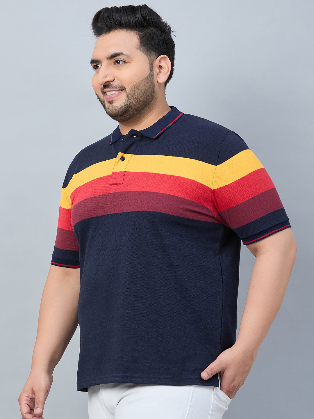 Austivo Men's Polo Neck T-shirt