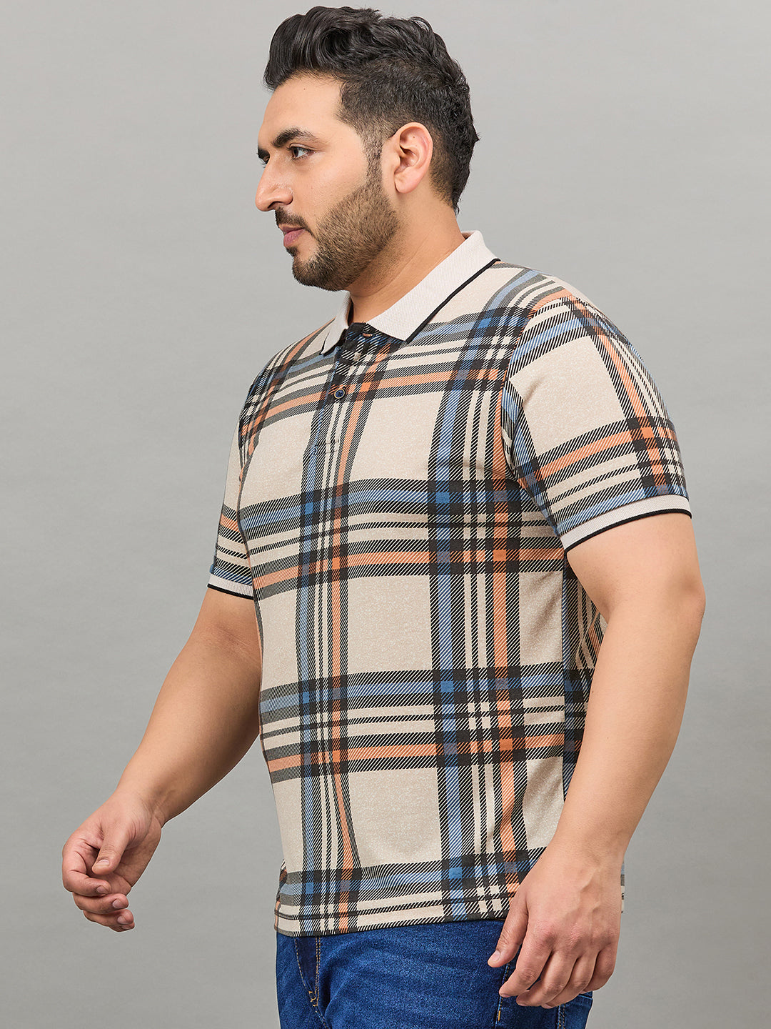Austivo Men's Polo Neck T-shirt