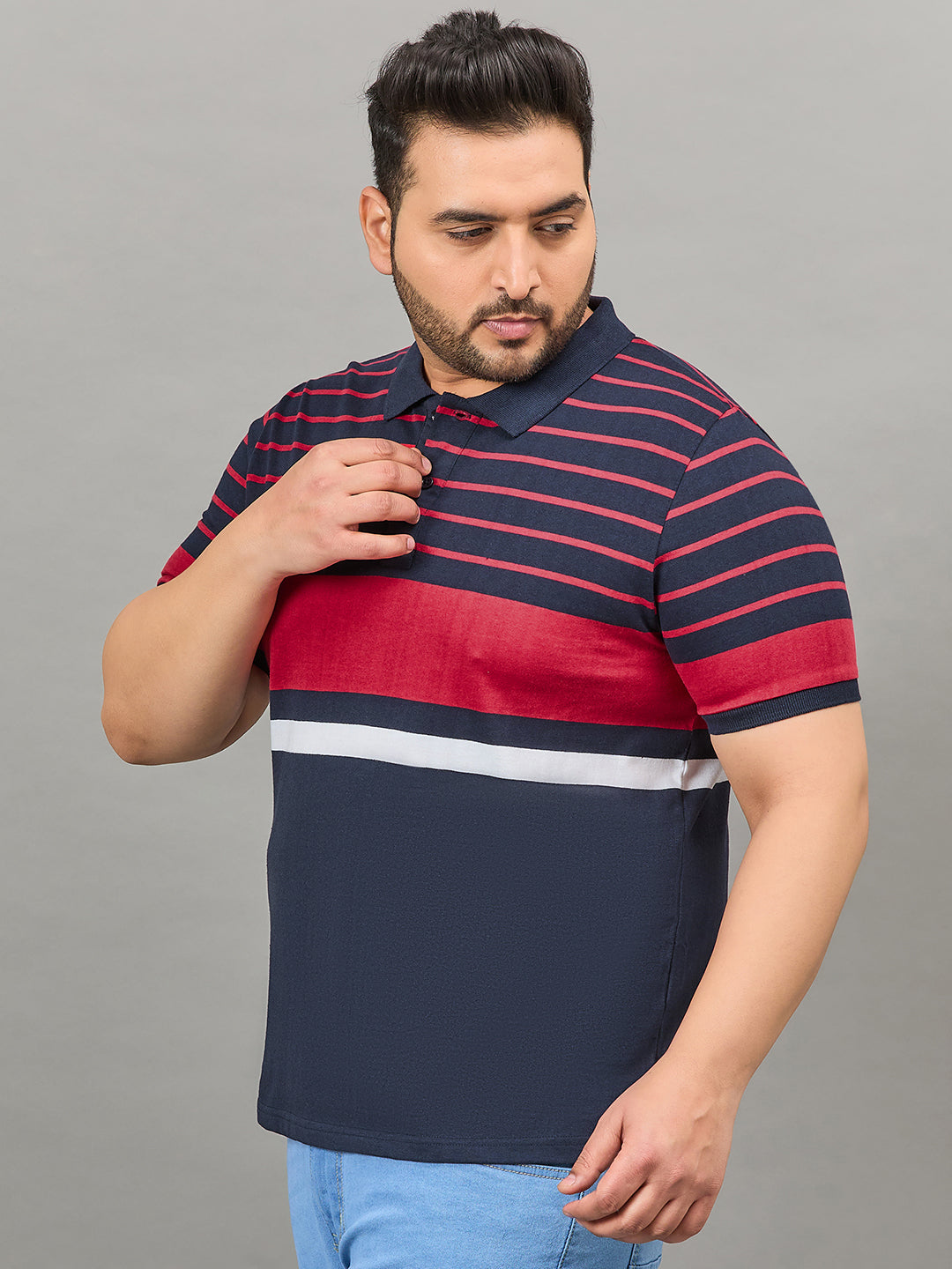 Austivo Men's Polo Neck T-shirt