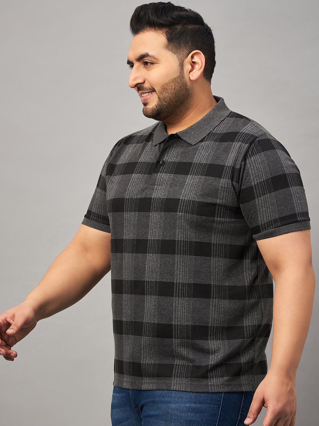 Austivo Men's Polo Neck T-shirt