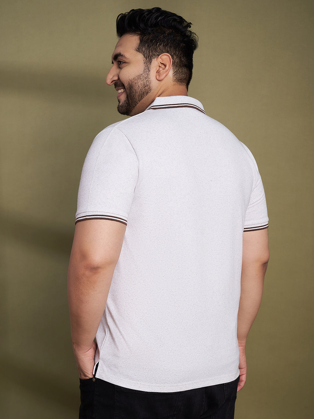 Austivo Men's Polo Neck T-shirt
