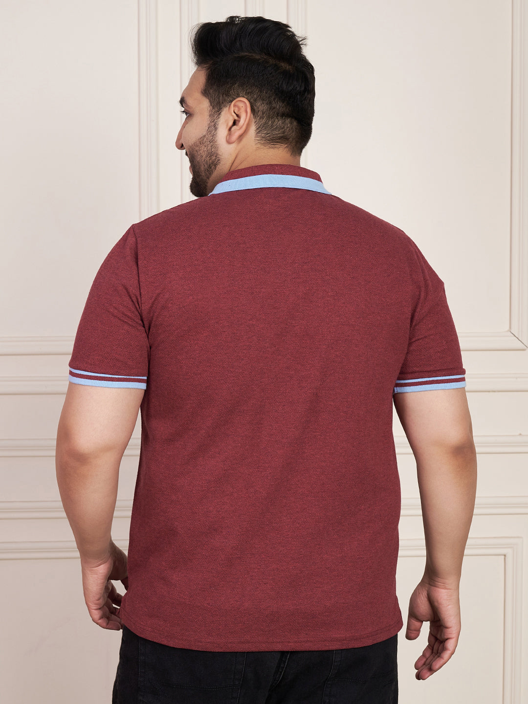 Austivo Men's Polo Neck T-shirt