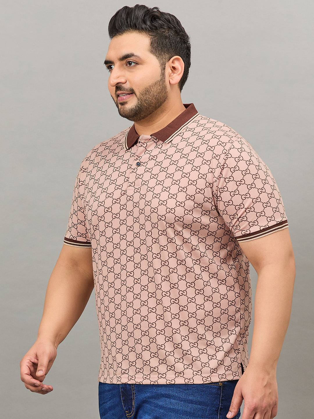 Austivo Men's Polo Neck T-shirt
