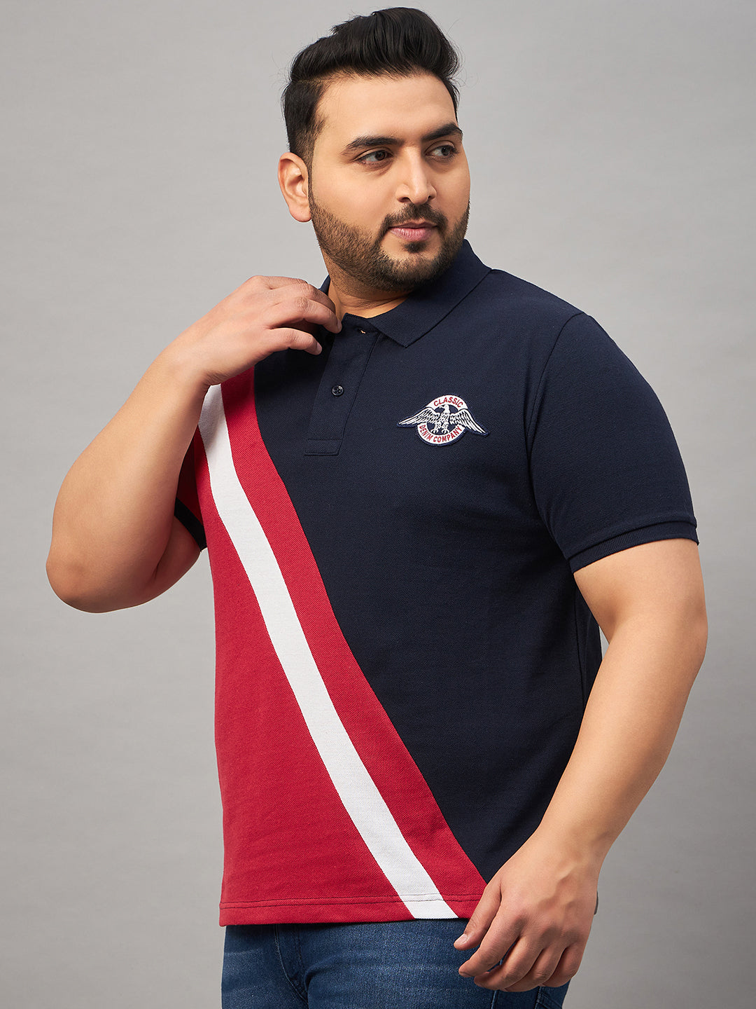 Austivo Men's Polo Neck T-shirt