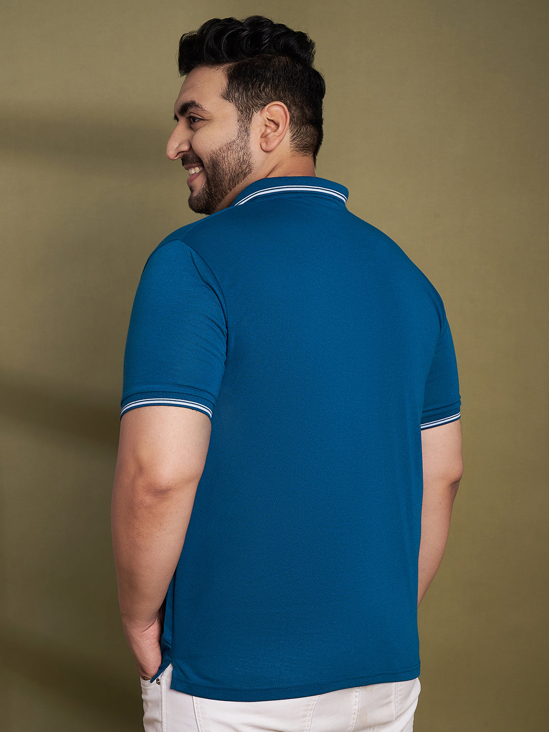 Austivo Men's Polo Neck T-shirt