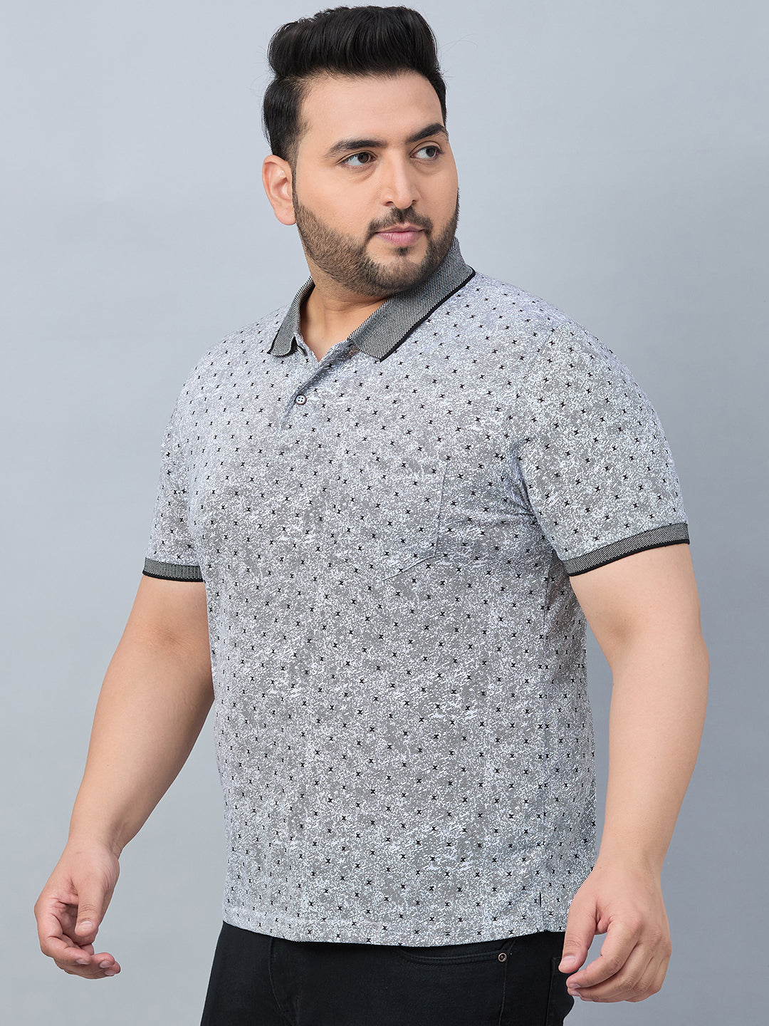 Austivo Men's Polo Neck T-shirt