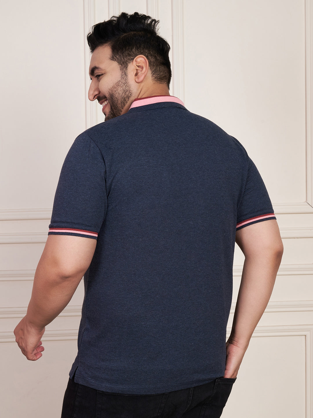 Austivo Men's Polo Neck T-shirt