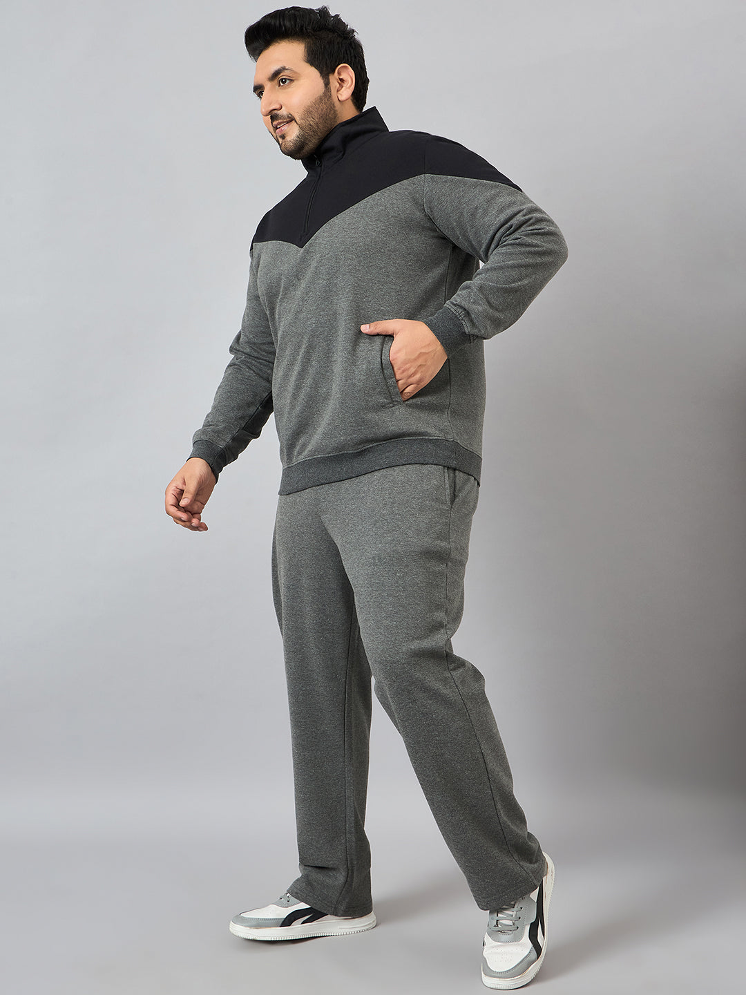 Austivo Plus Size Men's Co-ord Set