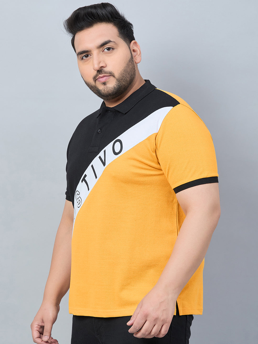 Austivo Men's Polo Neck T-shirt