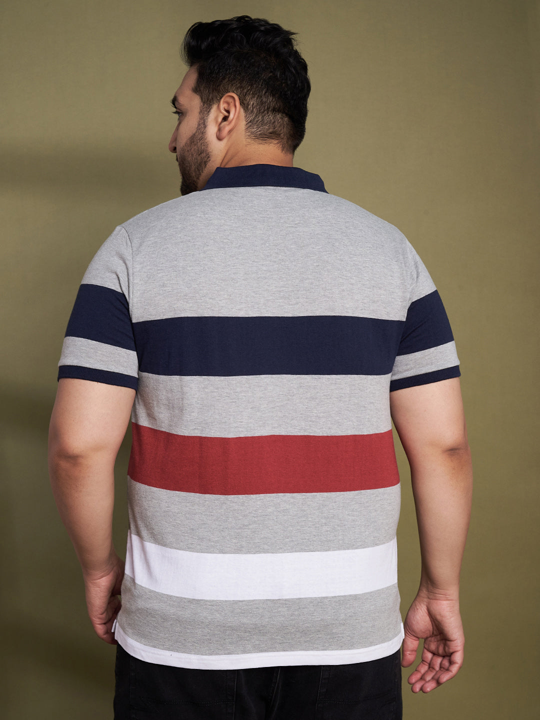 Austivo Men's Polo Neck T-shirt
