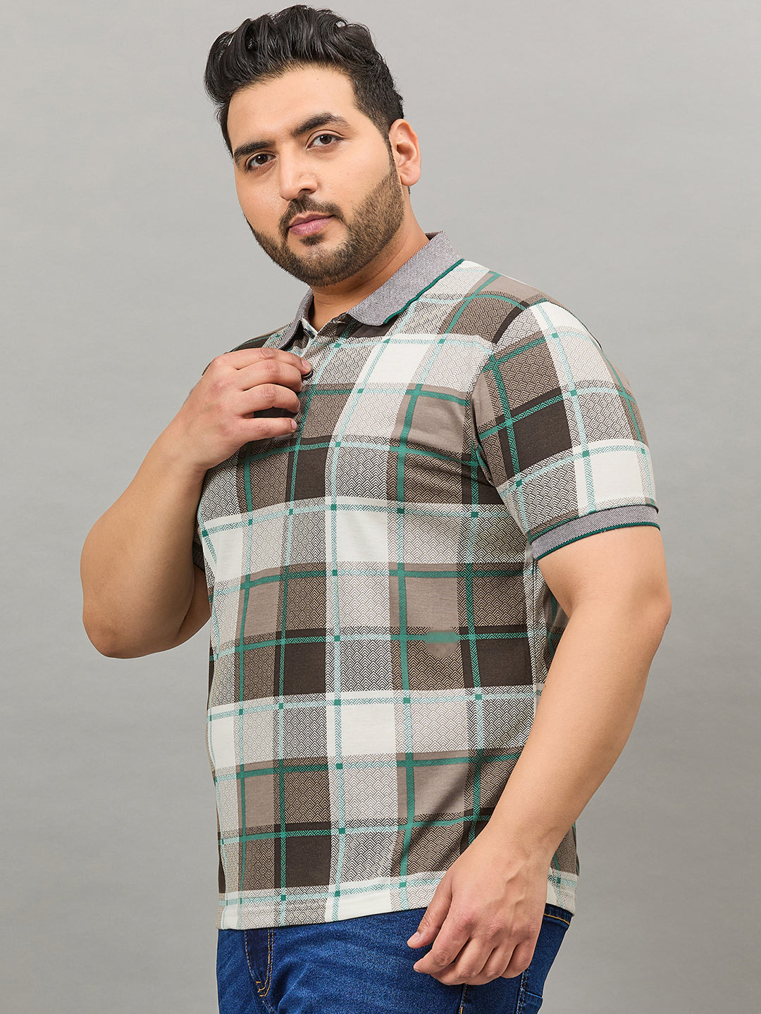 Austivo Men's Polo Neck T-shirt