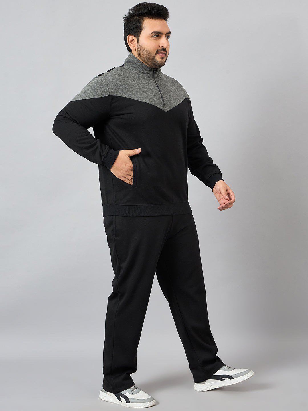 Austivo Plus Size Men's Co-ord Set