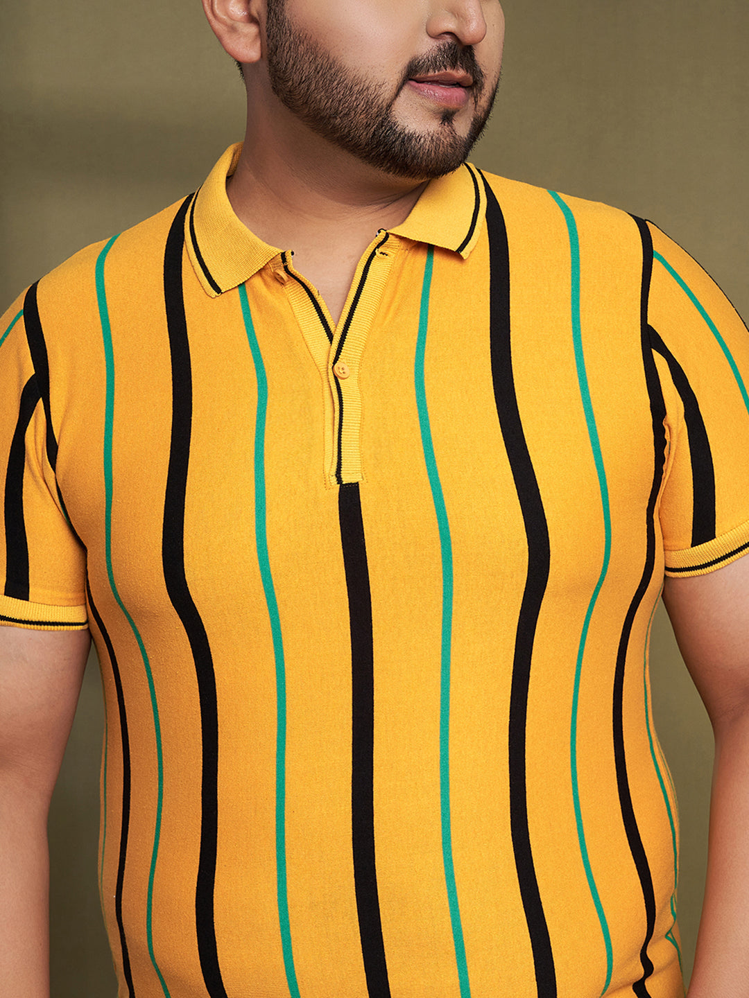 Austivo Men's Polo Neck T-shirt