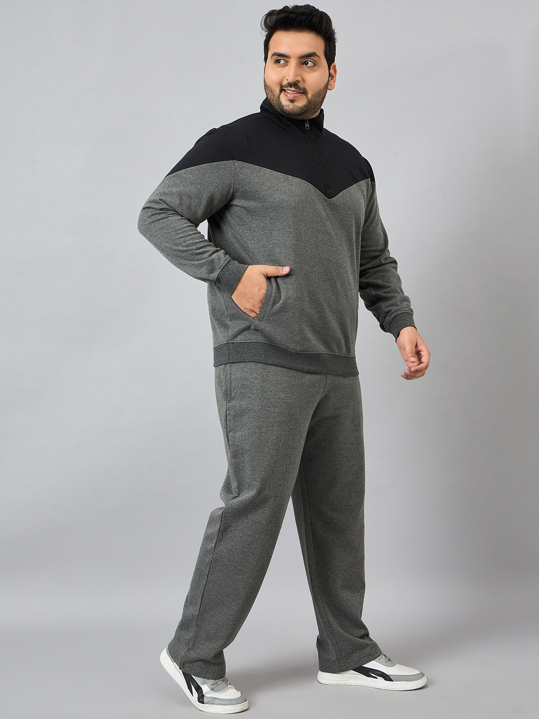 Austivo Plus Size Men's Co-ord Set